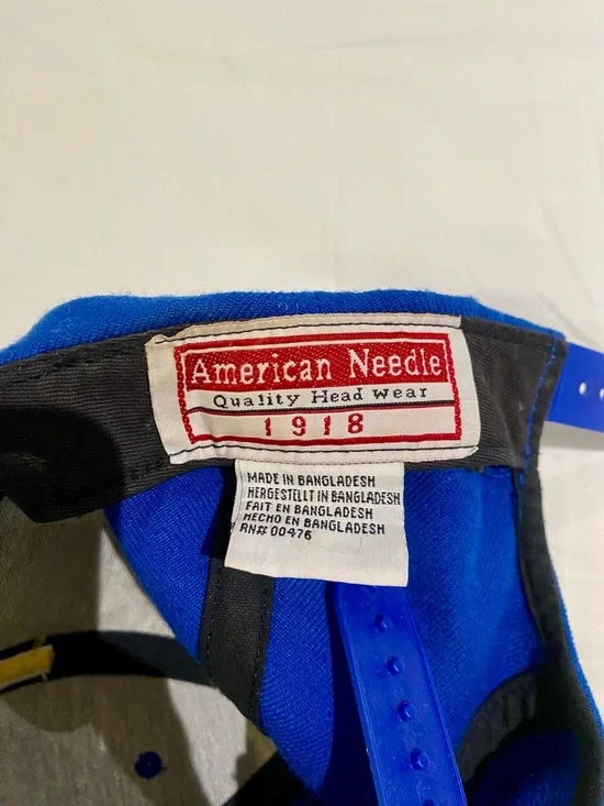 Seattle Mariners American Needle Royal Blue Cap with Upside Down Trident - Picture 3 of 4